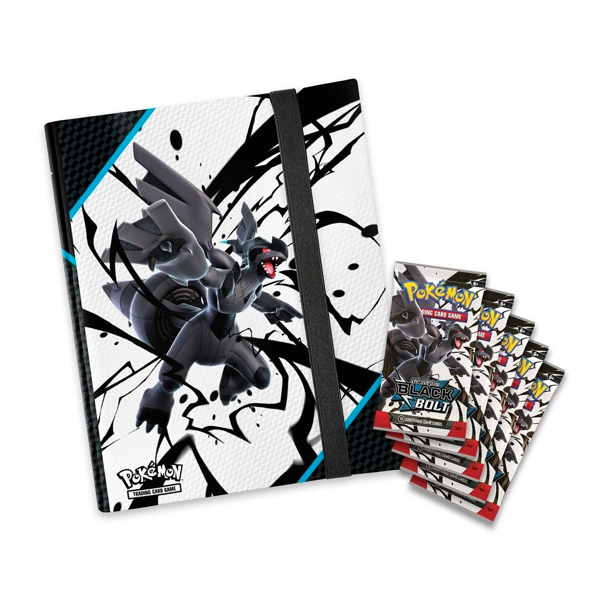 Black Bolt Binder Collection Pokemon Trading Card Game