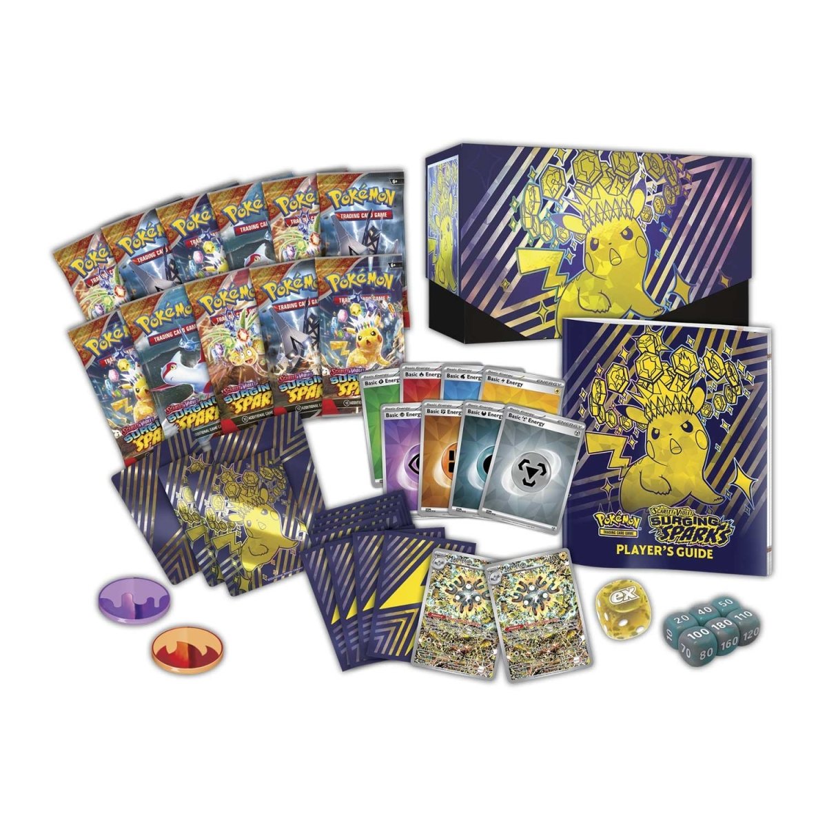 Surging Sparks Pokemon Center Elite Trainer Box Pokemon Trading Card Game