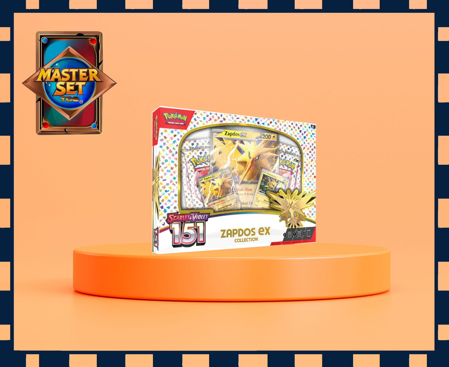 151 Zapdos Ex Collection Box Pokemon Trading Card Game