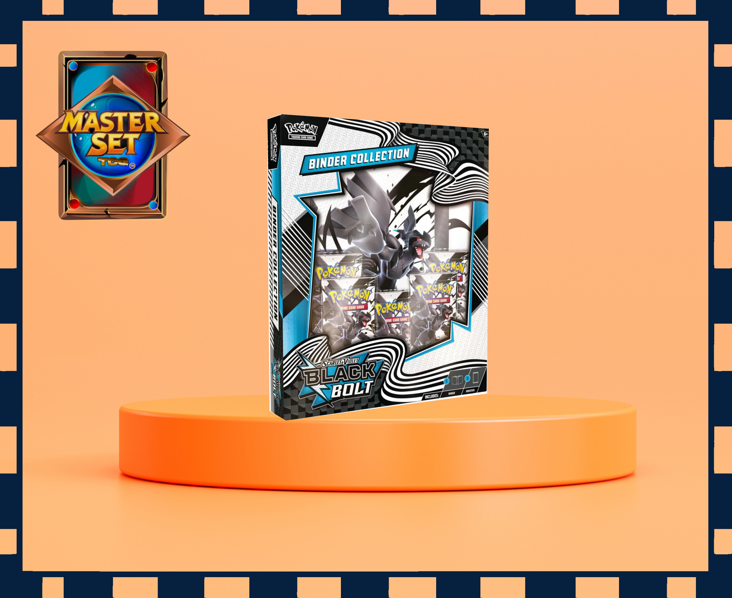 Black Bolt Binder Collection Pokemon Trading Card Game