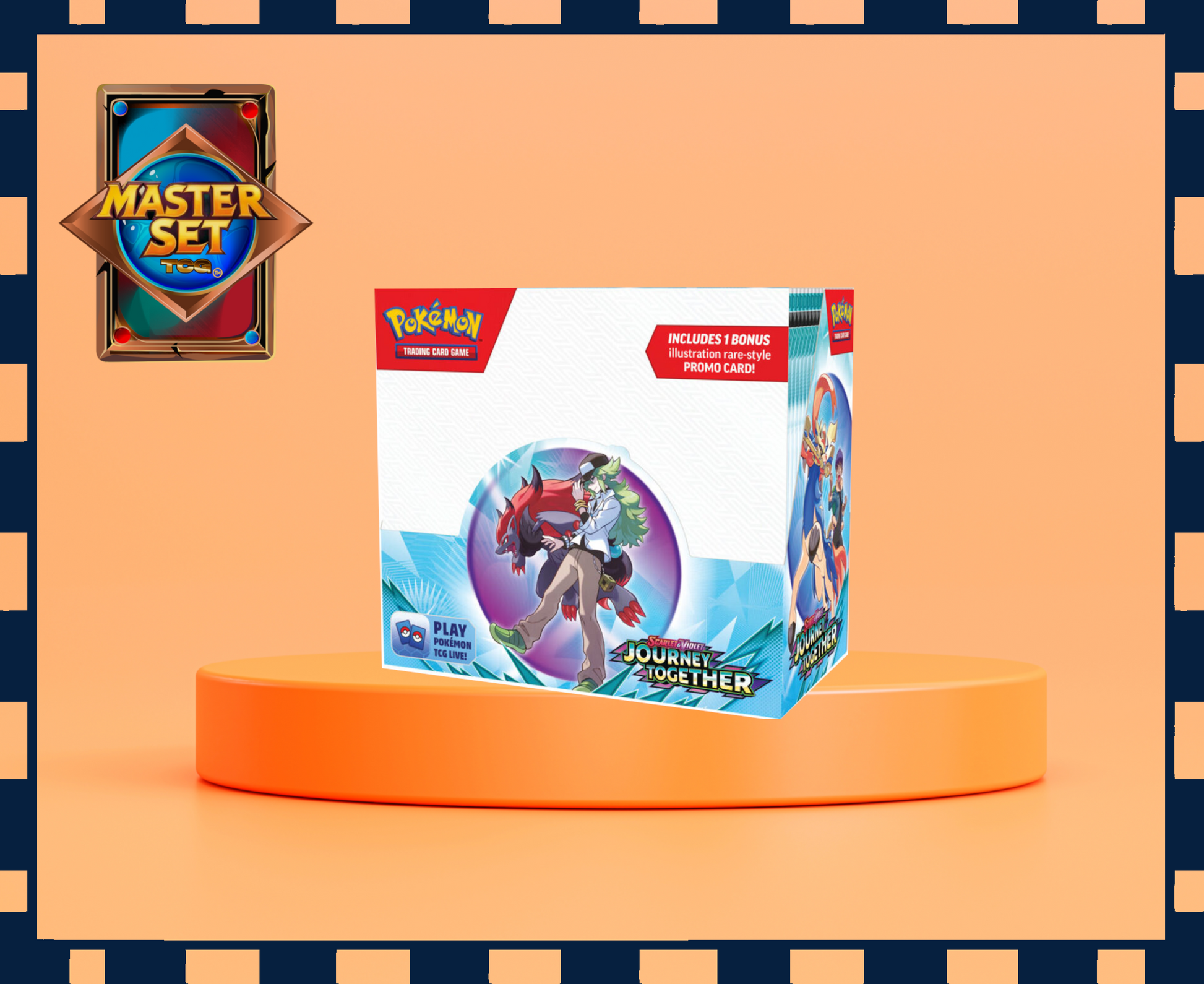 Journey Together Enhanced Booster Box Pokemon Trading Card Game Master Set TCG LLC Journey Together Enhanced Booster Box Pokemon Trading Card Game Master Set TCG LLC