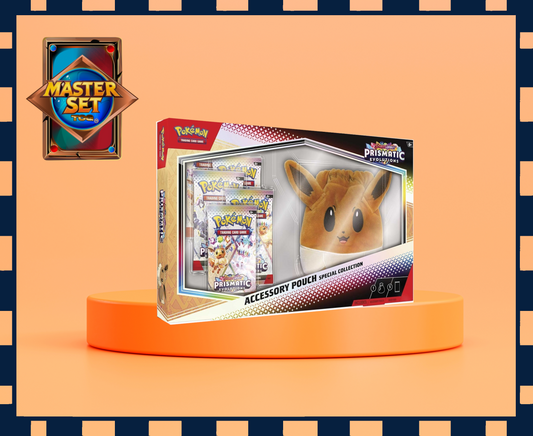 Prismatic Evolutions Accessory Pouch Special Collection Pokemon Trading Card Game