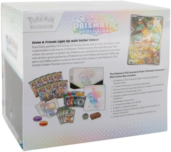 Prismatic Evolutions Elite Trainer Box Pokemon Trading Card Game