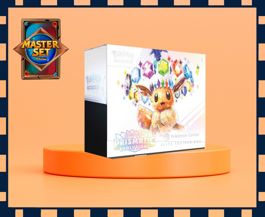 Prismatic Evolutions Pokemon Center Elite Trainer Box Pokemon Trading Card Game