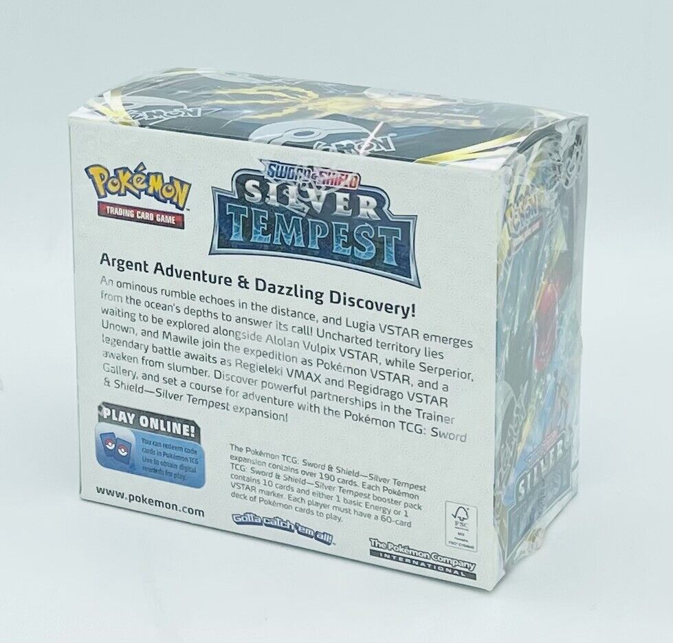 Silver Tempest Booster Box Pokemon Trading Card Game – Master Set