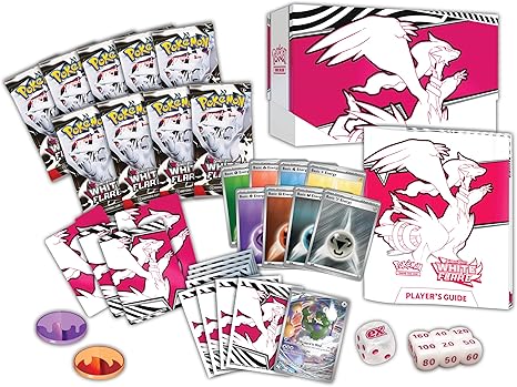 White Flare Elite Trainer Box Pokemon Trading Card Game