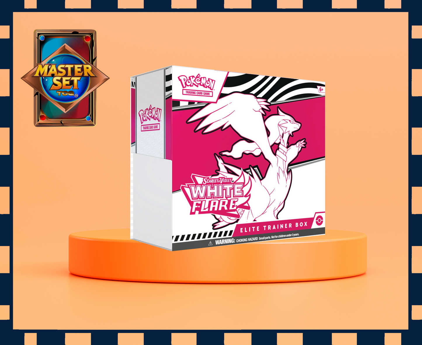 White Flare Elite Trainer Box Pokemon Trading Card Game