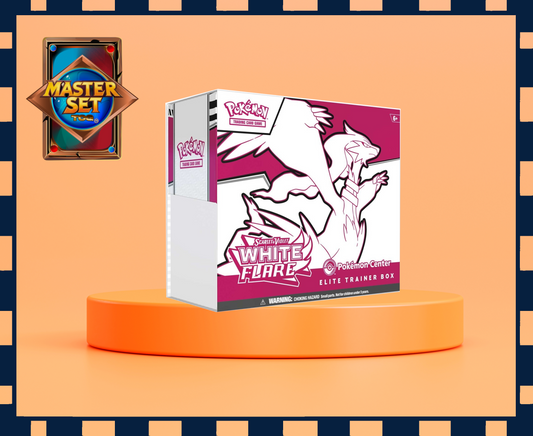 White Flare Elite Trainer Box Pokemon Center Pokemon Trading Card Game